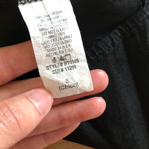 COPY - Black Crop Top - Picture 3 of 3